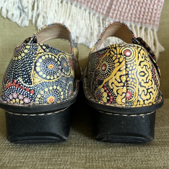 ALEGRIA Multicolor Paloma Kenya MARY JANE Shoes Size 6 - Picture 3 of 9